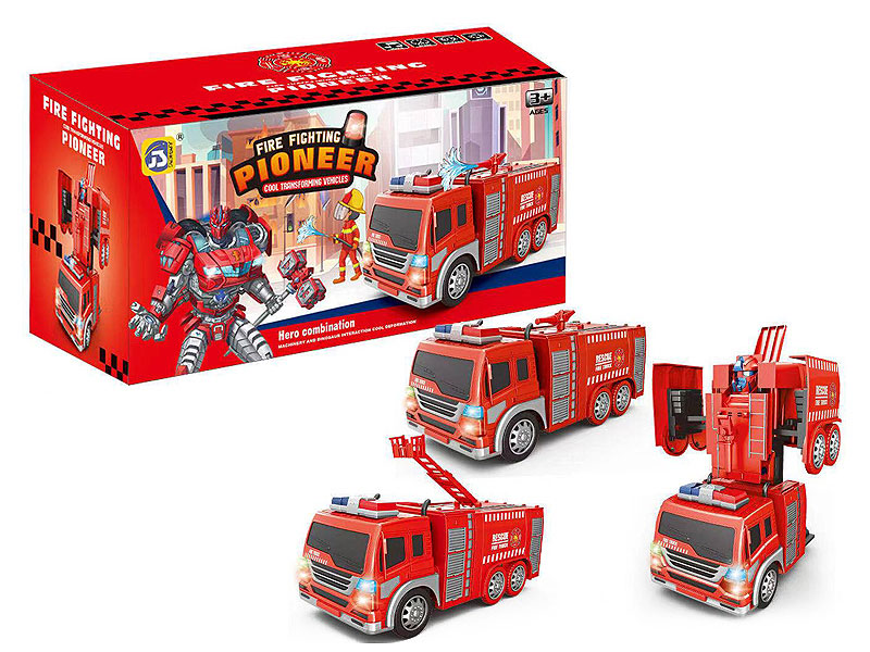 B/O universal Transforms Fire Engine W/L_M(2S) toys