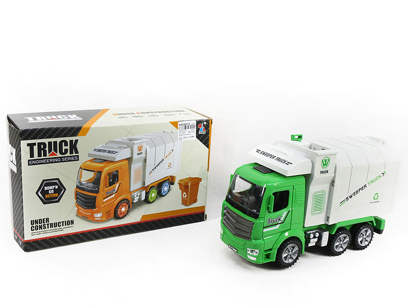 B/O universal Sanitation Truck W/L_M(2C) toys