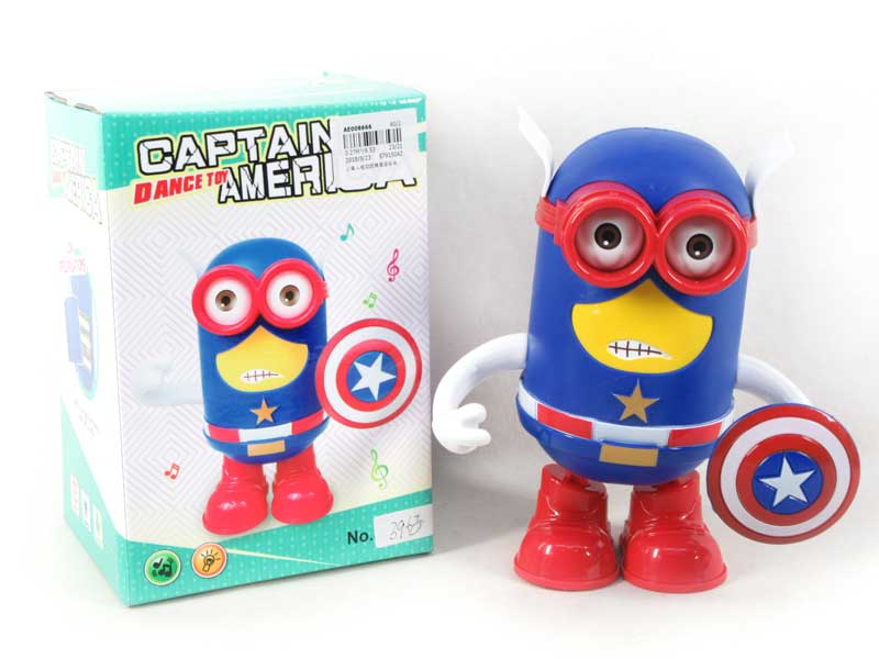 dancing captain america toy
