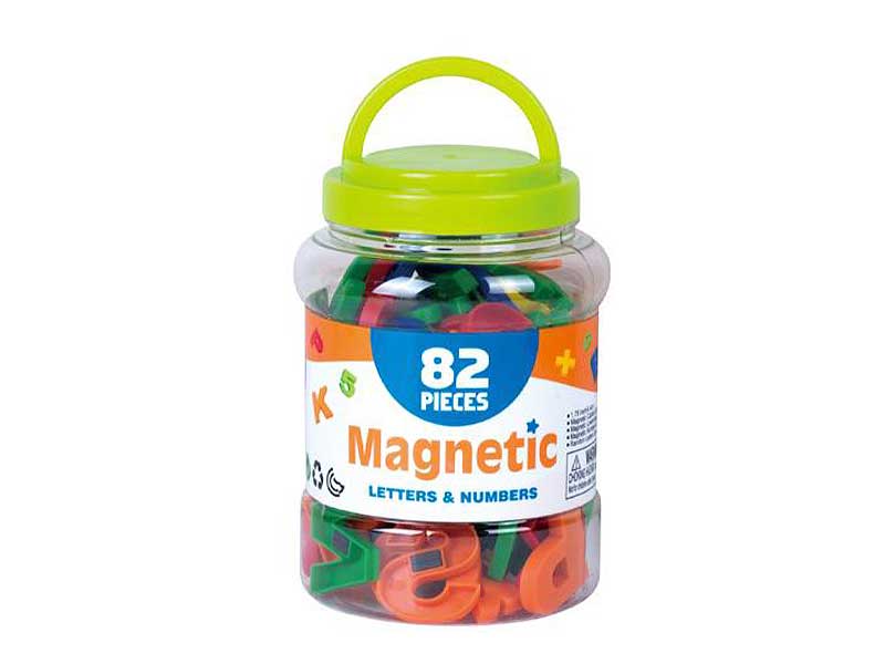 1.75inch Magnetic Alphanumeric(82PCS) toys