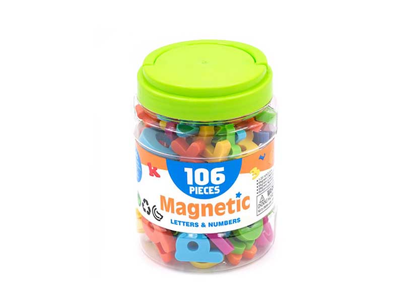 1.25inch Magnetic Alphanumeric(106PCS) toys